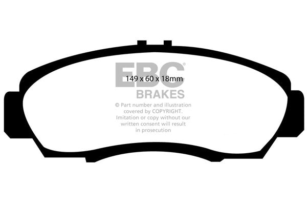 EBC Ultimax Front Brake Pads DP1610