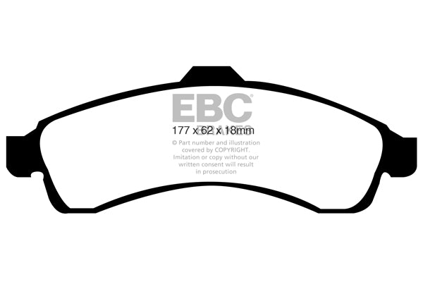 EBC Ultimax Front Brake Pads DP1618