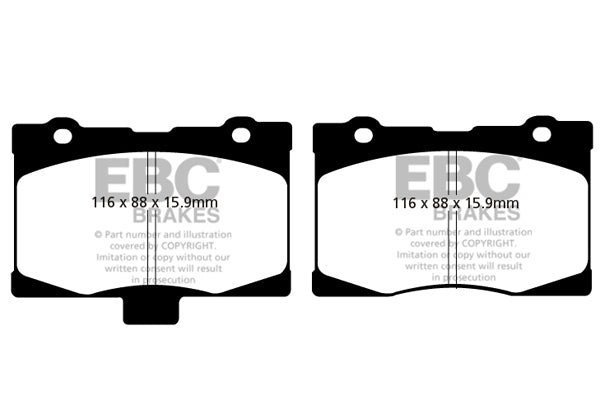 EBC Ultimax Front Brake Pads DP1735