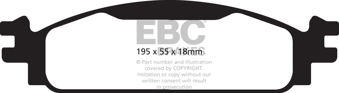 EBC Ultimax Front Brake Pads DP1825
