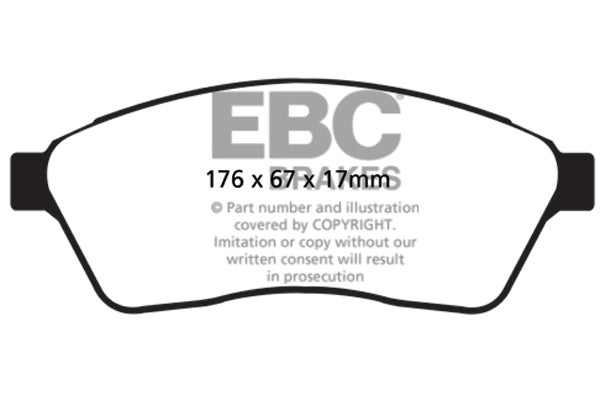 EBC Ultimax Front Brake Pads DP1859