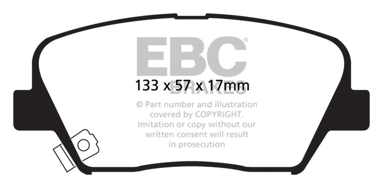 EBC Ultimax Front Brake Pads DP1863