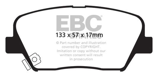 EBC Ultimax Front Brake Pads DP1863