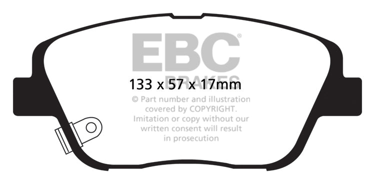 EBC Ultimax Front Brake Pads DP1864