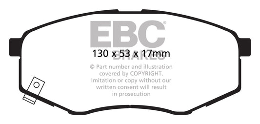 EBC Ultimax Front Brake Pads DP1866