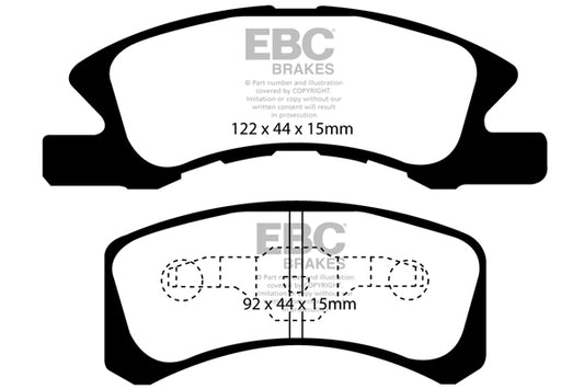 EBC Ultimax Front Brake Pads DP1915