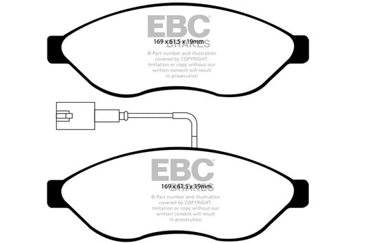 EBC Ultimax Front Brake Pads DP1968/2