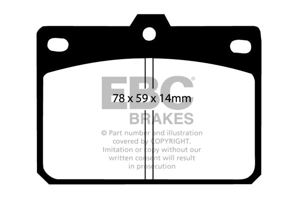 EBC Ultimax Front Brake Pads DP196