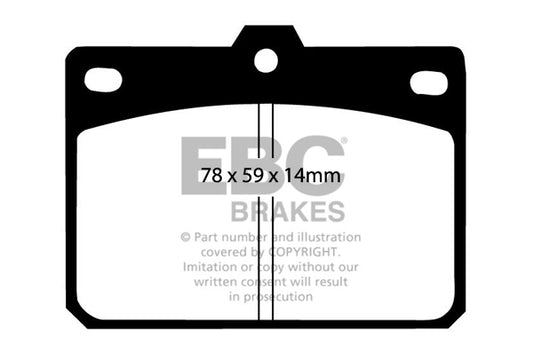 EBC Ultimax Front Brake Pads DP196