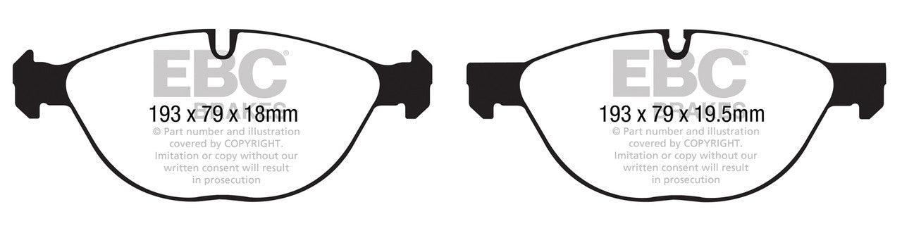 EBC Ultimax Front Brake Pads DP1994