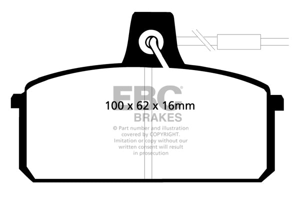 EBC Ultimax Front Brake Pads DP410