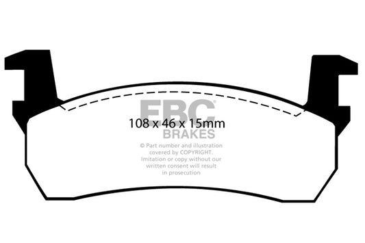 EBC Ultimax Front Brake Pads DP484