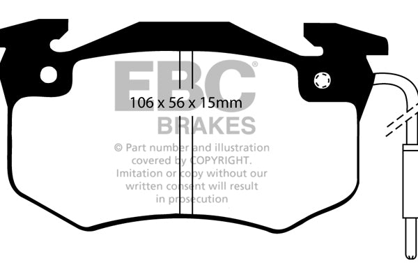 EBC Ultimax Front Brake Pads DP489/2