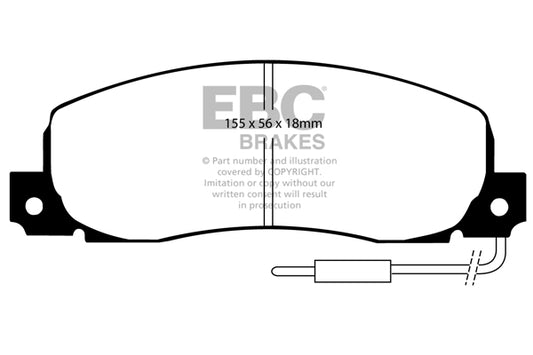 EBC Ultimax Front Brake Pads DP544