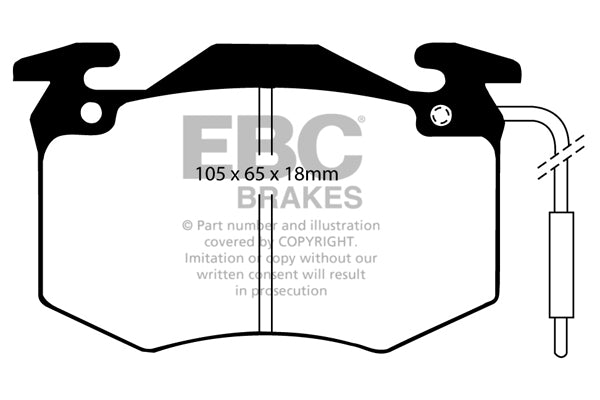 EBC Ultimax Front Brake Pads DP546