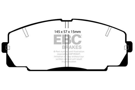 EBC Ultimax Front Brake Pads DP722