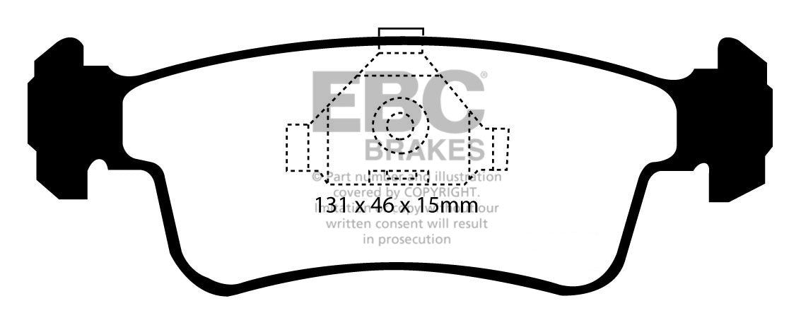 EBC Ultimax Front Brake Pads DP741