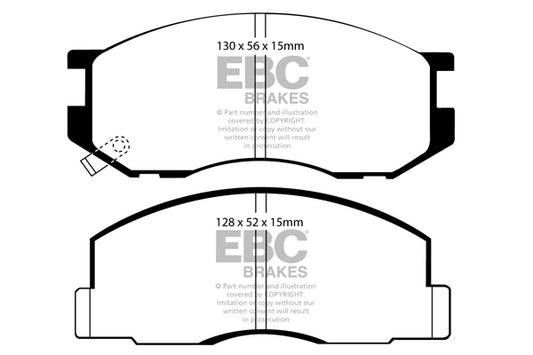 EBC Ultimax Front Brake Pads DP747