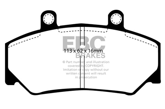 EBC Ultimax Front Brake Pads DP800