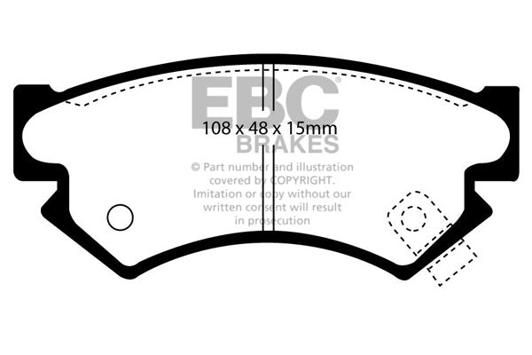 EBC Ultimax Front Brake Pads DP822