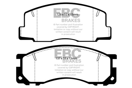 EBC Ultimax Front Brake Pads DP876