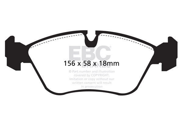 EBC Ultimax Front Brake Pads DP880