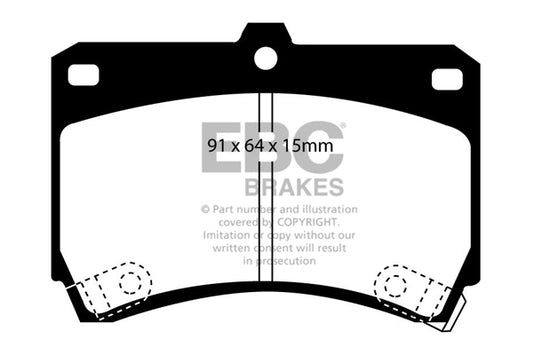EBC Ultimax Front Brake Pads DP884