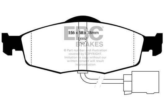 EBC Ultimax Front Brake Pads DP955