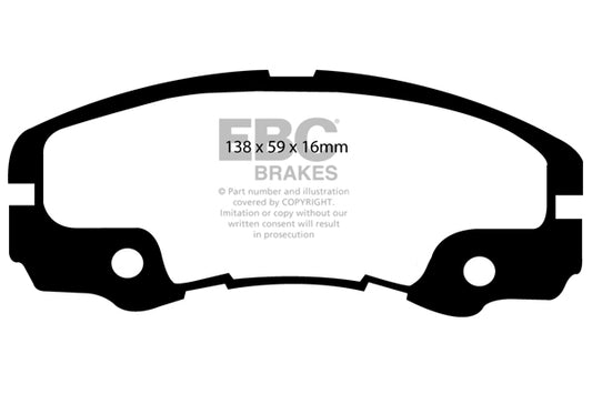 EBC Ultimax Front Brake Pads DP973/2