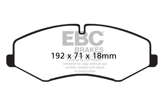 EBC Front Yellowstuff Pads for Land Rover Discovery 4 2.7 TD 190BHP 2009 DP42060R