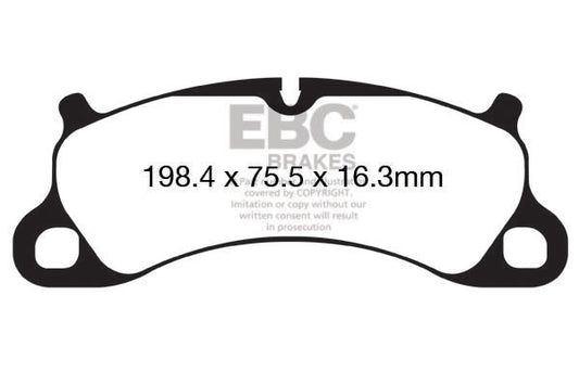 EBC Front Bluestuff NDX Pads for Porsche 911 (991) Carrera S 3.8 400BHP 2011 DP52144NDX