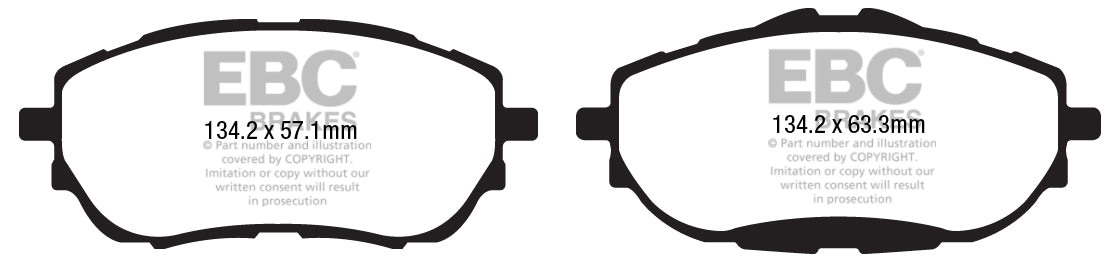 EBC Ultimax Front Brake Pads DPX2176