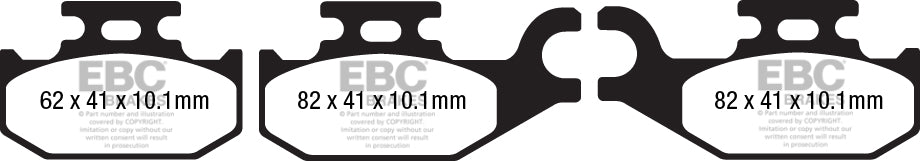 EBC Ultimax Front Brake Pads DPX2182