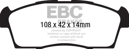 EBC Ultimax Front Brake Pads DPX2184
