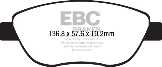 EBC Ultimax Front Brake Pads DPX2212