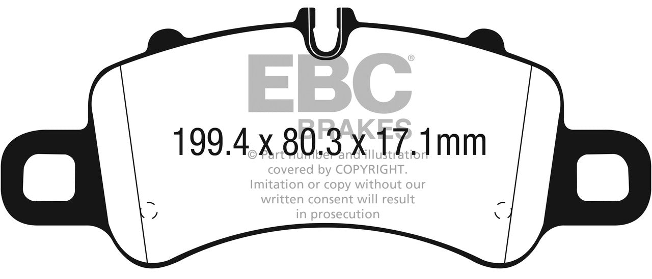 EBC Front Bluestuff NDX Pads for Porsche 718 Spyder (982) 4.0 420BHP 2019 DP52307NDX
