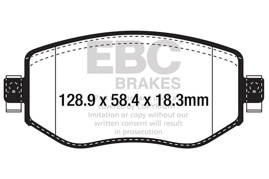 EBC Ultimax Front Brake Pads DPX2309