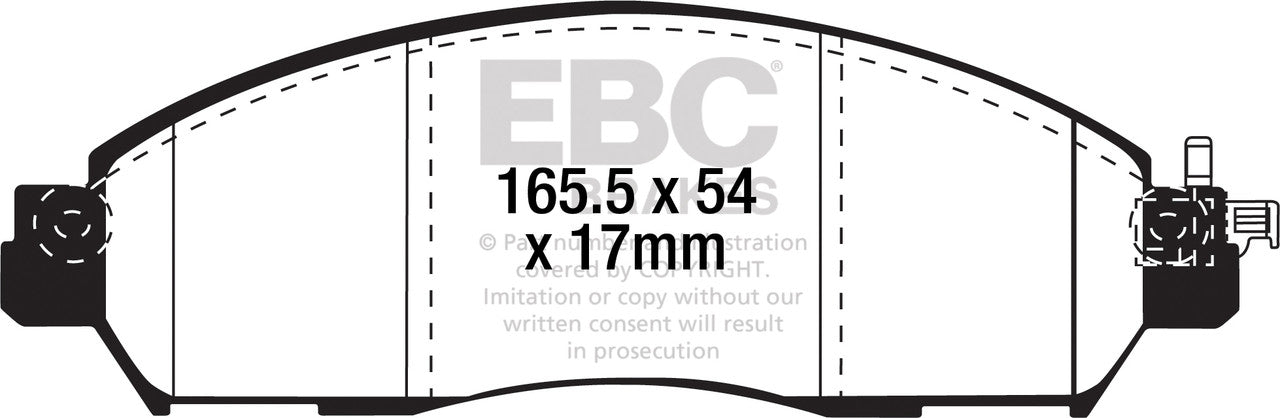 EBC Ultimax Front Brake Pads DPX2310