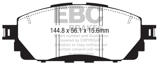 EBC Ultimax Front Brake Pads DPX2373