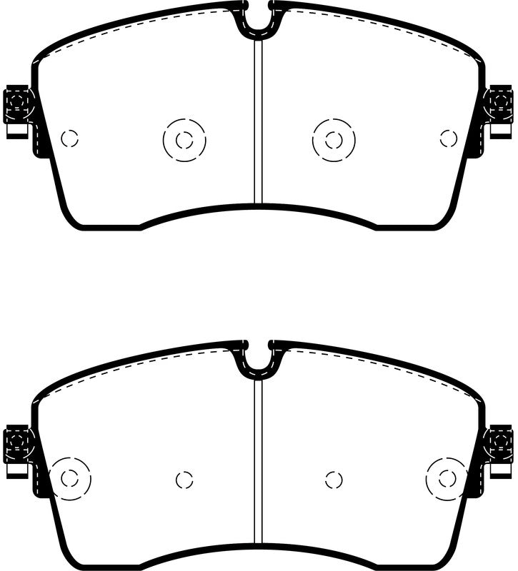 EBC Front Greenstuff Pads for Jaguar EPace 2.0 T 249BHP 2017 DP62385