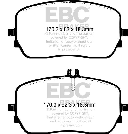 EBC Ultimax Front Brake Pads DPX2396