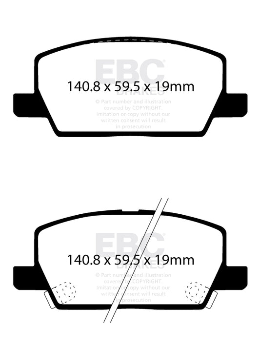 EBC Ultimax Front Brake Pads DPX2420