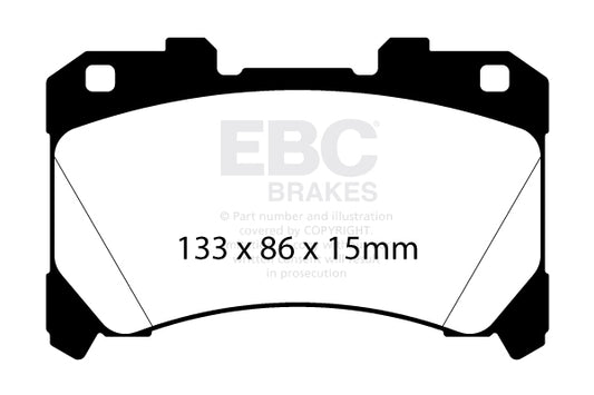 EBC Front Bluestuff NDX Pads for Toyota GR Yaris 1.6 T 257BHP 2020 DP52430NDX