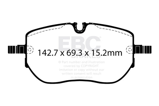 EBC Ultimax Front Brake Pads DPX2451