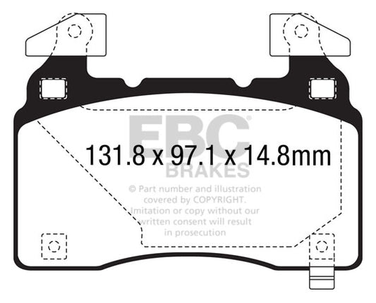 EBC Ultimax Front Brake Pads DPX3028