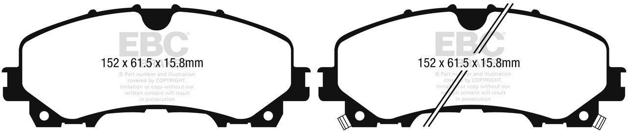 EBC Ultimax Front Brake Pads DPX3036