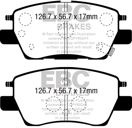 EBC Ultimax Front Brake Pads DPX3052