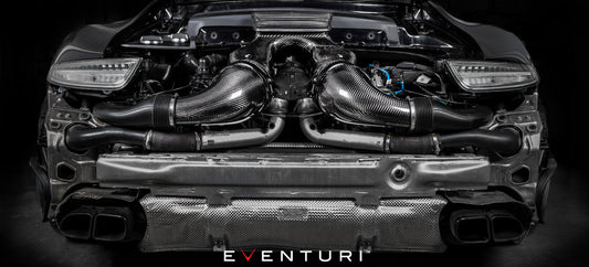 Eventuri Gloss Carbon Intake Kit for Porsche 991 Turbo & Turbo S 991.1 991.2