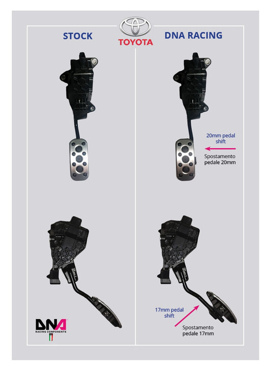 DNA Racing Front Accelerator Pedal Relocation Kit PC1852