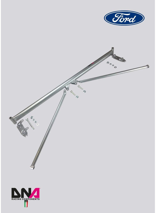 DNA Racing Rear Strut Brace With Tie Rods PC1023